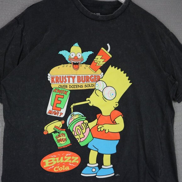 The SImpsons Bart Stonewashed Cotton Tee Mens Medium - Picture 3 of 6